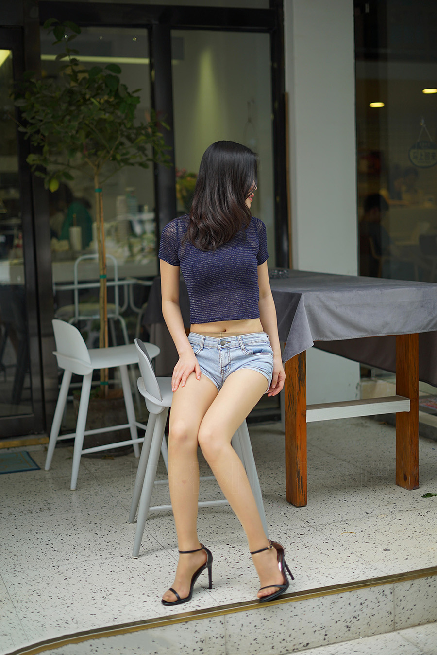 图片[1]-袜小喵 KT100《热裤露脐装》-微密空间-全网最全抖音网红铁粉空间觅圈