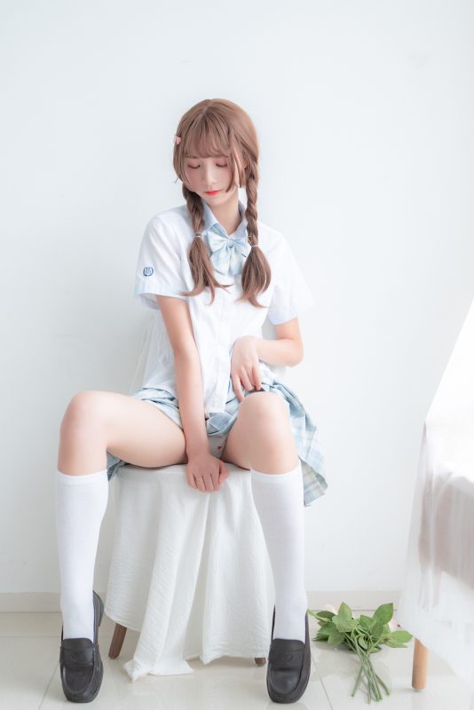 西瓜少女 VOL.007 民宿私房淡蓝JK [46P-453MB]-微密空间-全网最全抖音网红铁粉空间觅圈