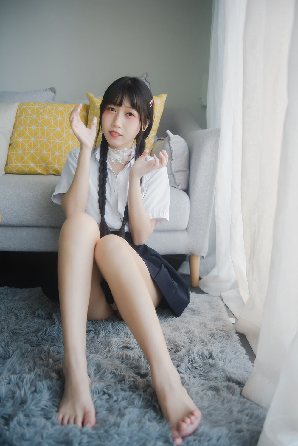 不呆猫 NO.019 奶油少女 [80P4V-105MB]-微密空间-全网最全抖音网红铁粉空间写真
