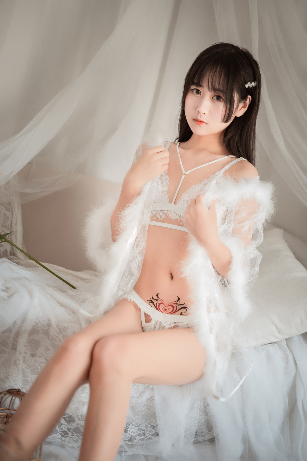 萌芽儿o0 NO.015 毛绒内衣 [27P278M]-微密空间-全网最全抖音网红铁粉空间写真