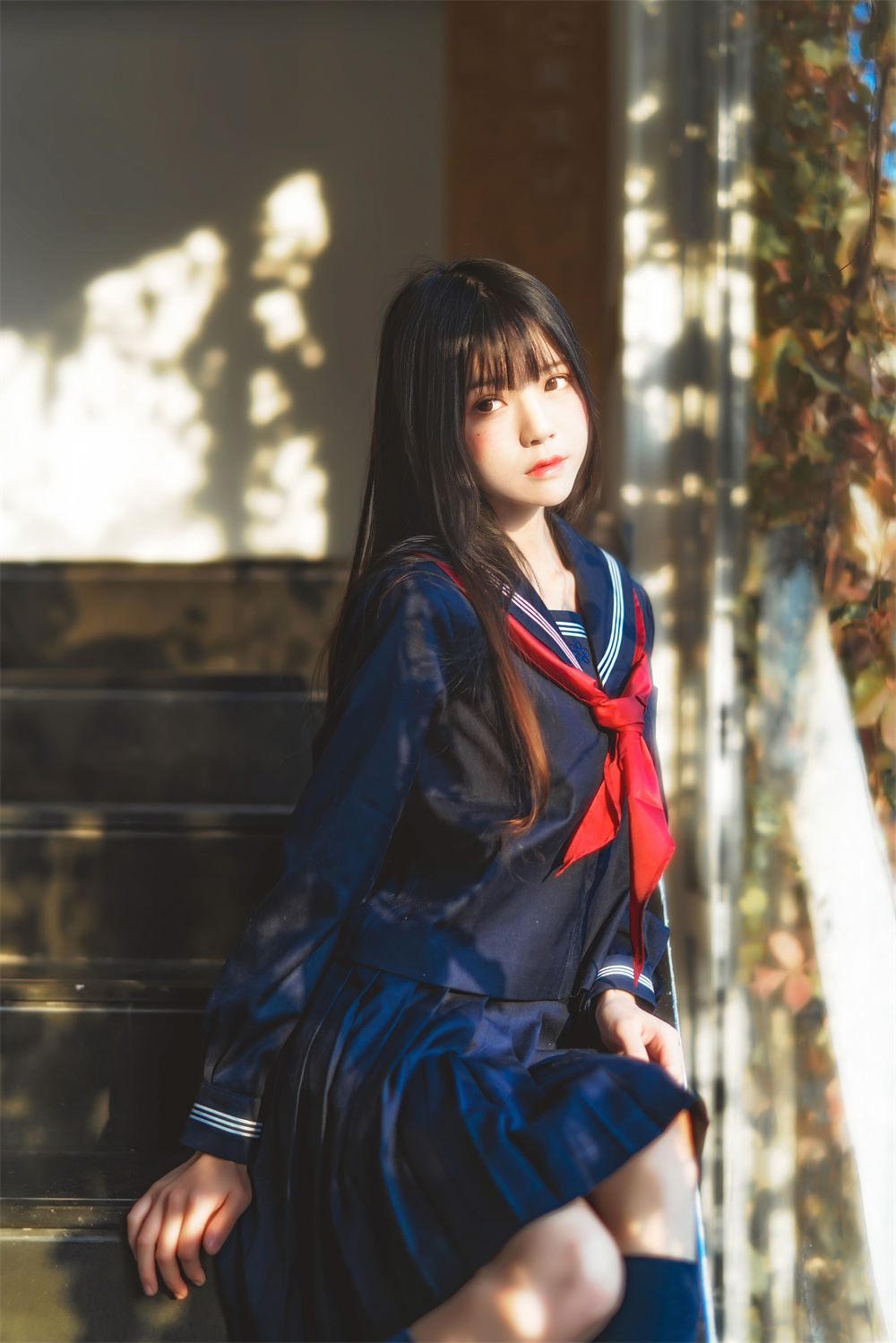 桜桃喵 VOL.020 [50P] 黑色水手服-微密空间-全网最全抖音网红铁粉空间写真