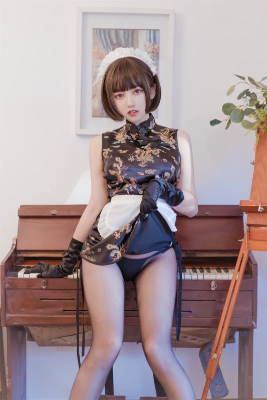 过期米线线喵 黑丝旗袍 [43P]-微密空间-全网最全抖音网红铁粉空间觅圈