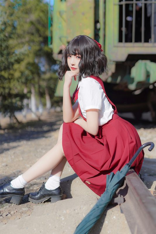 兔玩映画 VOL.049 红色JK裙 [42P] 精选-微密空间-全网最全抖音网红铁粉空间觅圈