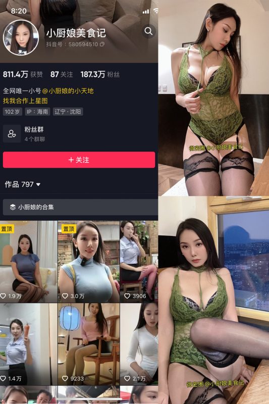 抖音 小厨娘美食记 微密圈  NO.002期 【16P】-微密空间-全网最全抖音网红铁粉空间觅圈