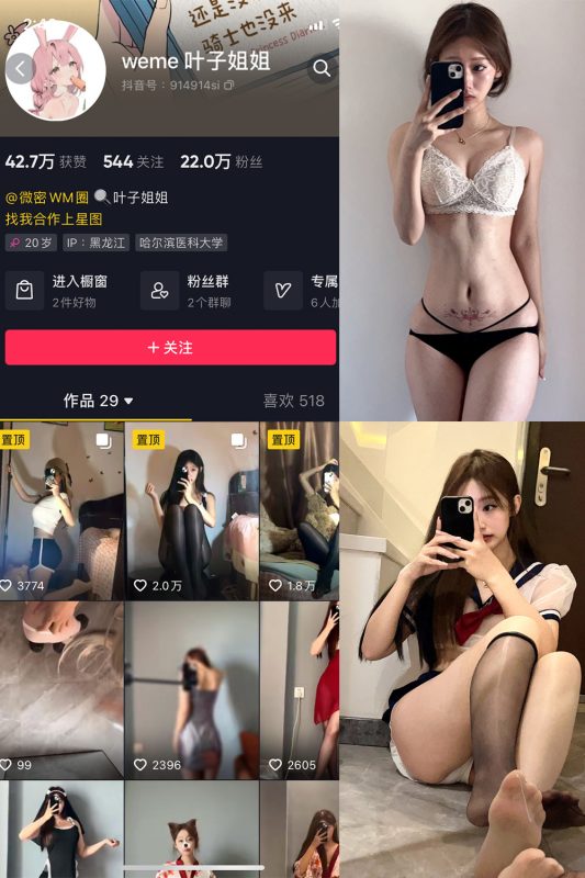 抖音 叶子姐姐 微密圈  NO.003期 【38P】-微密空间-全网最全抖音网红铁粉空间觅圈