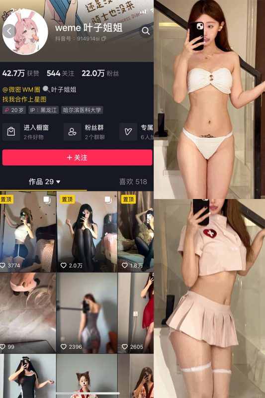 抖音 叶子姐姐 微密圈  NO.006期 【23P1V】-微密空间-全网最全抖音网红铁粉空间觅圈