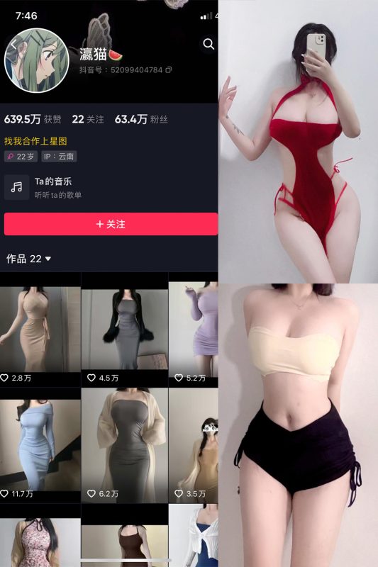 抖音 瀛猫 微密圈  NO.003期 【15P15V】-微密空间-全网最全抖音网红铁粉空间觅圈