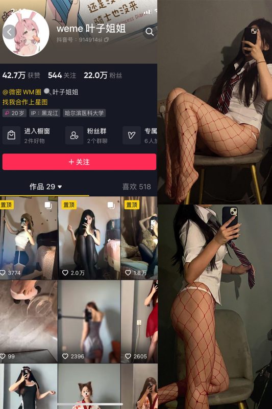 抖音 叶子姐姐 微密圈  NO.013期 【9P2V】最新至：2023.5.28-微密空间-全网最全抖音网红铁粉空间觅圈