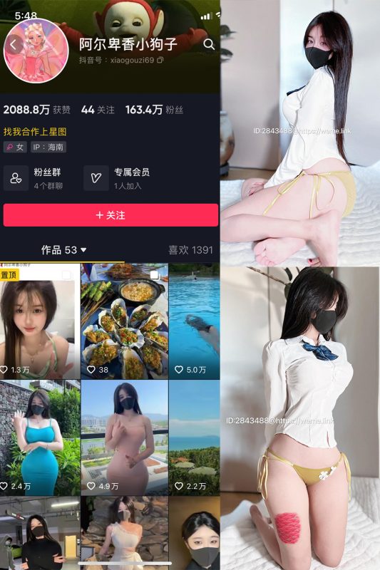 抖音 阿尔卑香小狗子 微密圈  NO.010期 【39P】最新至：2023.7.5-微密空间-全网最全抖音网红铁粉空间觅圈