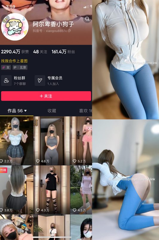 抖音 阿尔卑香小狗子 微密圈  NO.017期 【34P1V】-微密空间-全网最全抖音网红铁粉空间觅圈