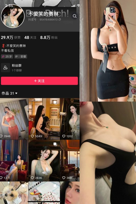 抖音 不爱笑的赛琳 微密圈  NO.008期 【20P1V】-微密空间-全网最全抖音网红铁粉空间觅圈