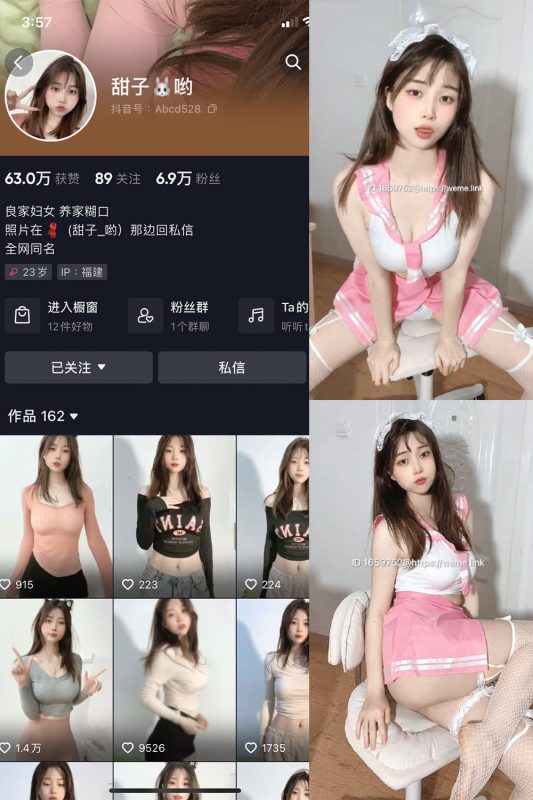 抖音 甜子哟 微密圈  NO.003期 【20P14V】-微密空间-全网最全抖音网红铁粉空间觅圈