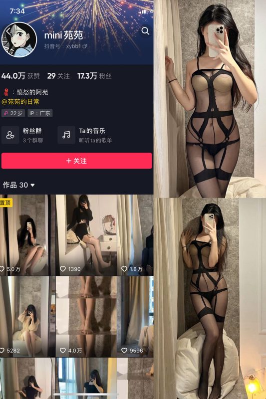 抖音 MiNi苑苑 微密圈  NO.004期 【16P】-微密空间-全网最全抖音网红铁粉空间觅圈