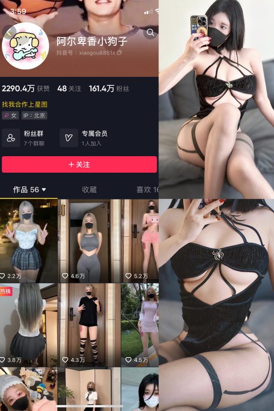 抖音 阿尔卑香小狗子 微密圈  NO.046期 【14P1V】最新至：2024.6.9-微密空间-全网最全抖音网红铁粉空间觅圈