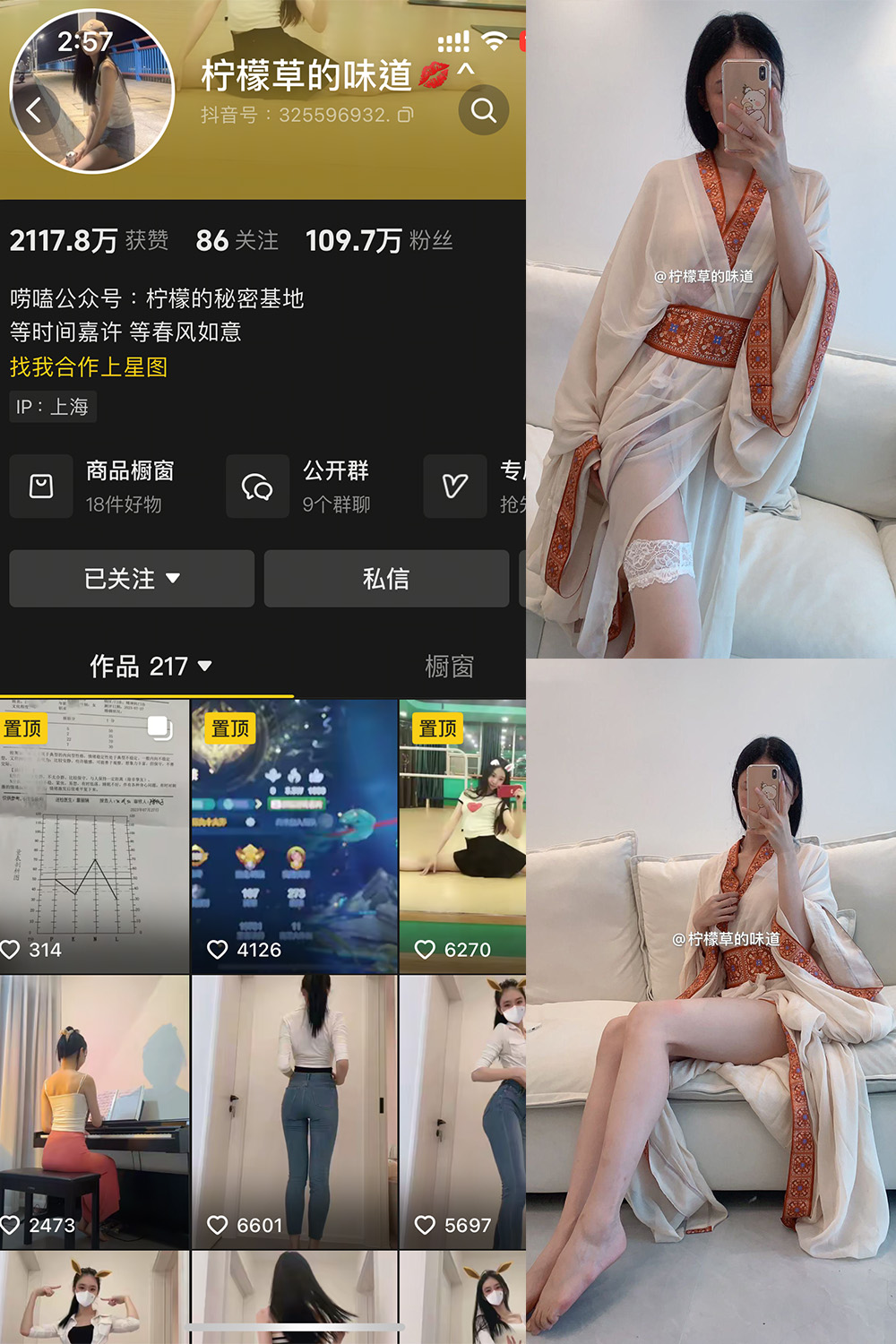抖音 柠檬草的味道 微密圈  NO.004 【65P1V】-微密空间-全网最全抖音网红铁粉空间写真
