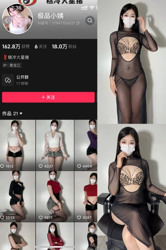 抖音 极品小姨 微密圈  NO.017期 【6P4V】最新至：2025.4.5-微密空间-全网最全抖音网红铁粉空间觅圈